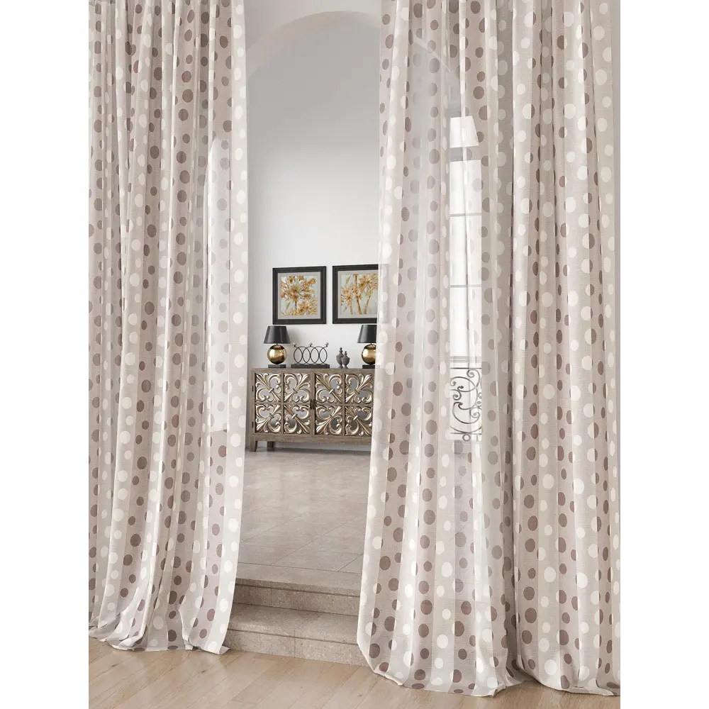 Фото 2 Тюль Comfy way Лоуна - 64 CW754064-230 на шторной ленте 230x150 см цвет белый