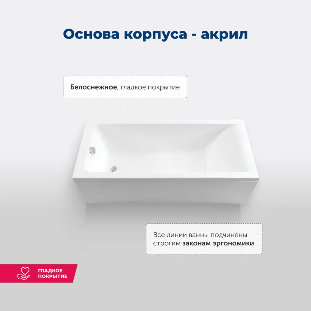 Фото 6 Ванна акриловая Aquanet Bright 165x70 Комплект 4 в 1: Ванна, каркас, фронтальная и боковая панели Фото 6 Ванна акриловая Aquanet Bright 165x70 Комплект 4 в 1: Ванна, каркас, фронтальная и боковая панели