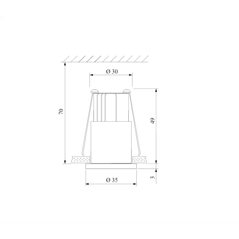 Фото 9 Светильник точечный светодиодный встраиваемый Elektrostandard 15269/LED под отверстие 280 мм 1 м² нейтральный белый свет цвет белый Фото 9 Светильник точечный светодиодный встраиваемый Elektrostandard 15269/LED под отверстие 280 мм 1 м² нейтральный белый свет цвет белый