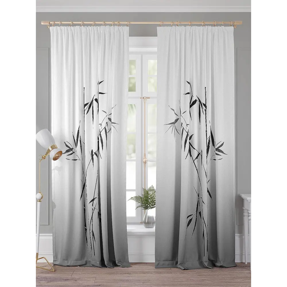 Фото Комплект штор Comfy Way Нефликс TD-958367 на шторной ленте, 260x150 см, цвет разноцветный Фото Комплект штор Comfy Way Нефликс TD-958367 на шторной ленте, 260x150 см, цвет разноцветный