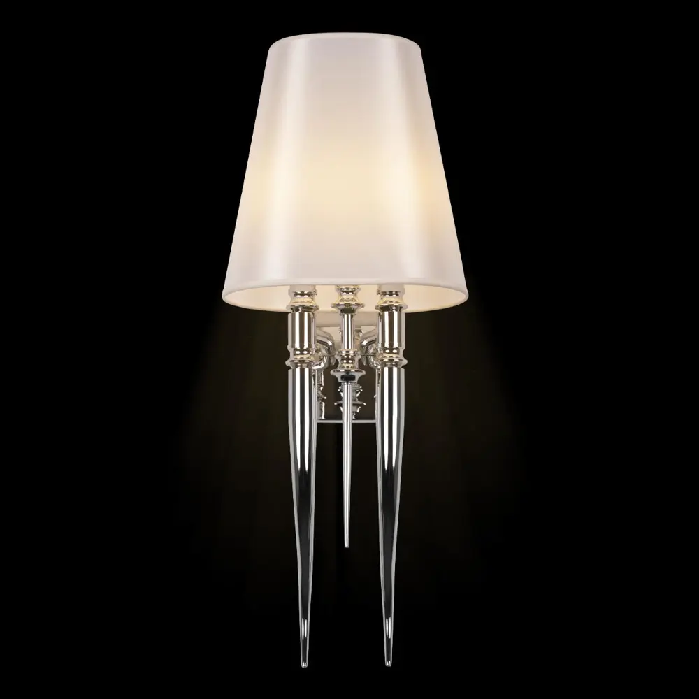 Фото 2 Настенный светильник Loft It Brunilde 10207w-m chrome цвет хром/белый Фото 2 Настенный светильник Loft It Brunilde 10207w-m chrome цвет хром/белый