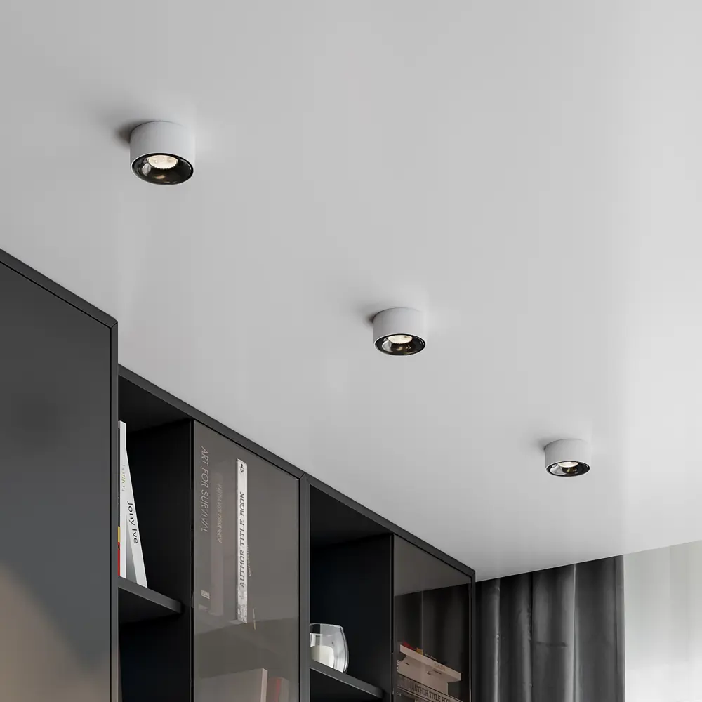 Фото 4 Светильник точечный встраиваемый светодиодный Elektrostandard A065708 1 м² под отверстие 6.2 см цвет черный, белый Фото 4 Светильник точечный встраиваемый светодиодный Elektrostandard A065708 1 м² под отверстие 6.2 см цвет черный, белый