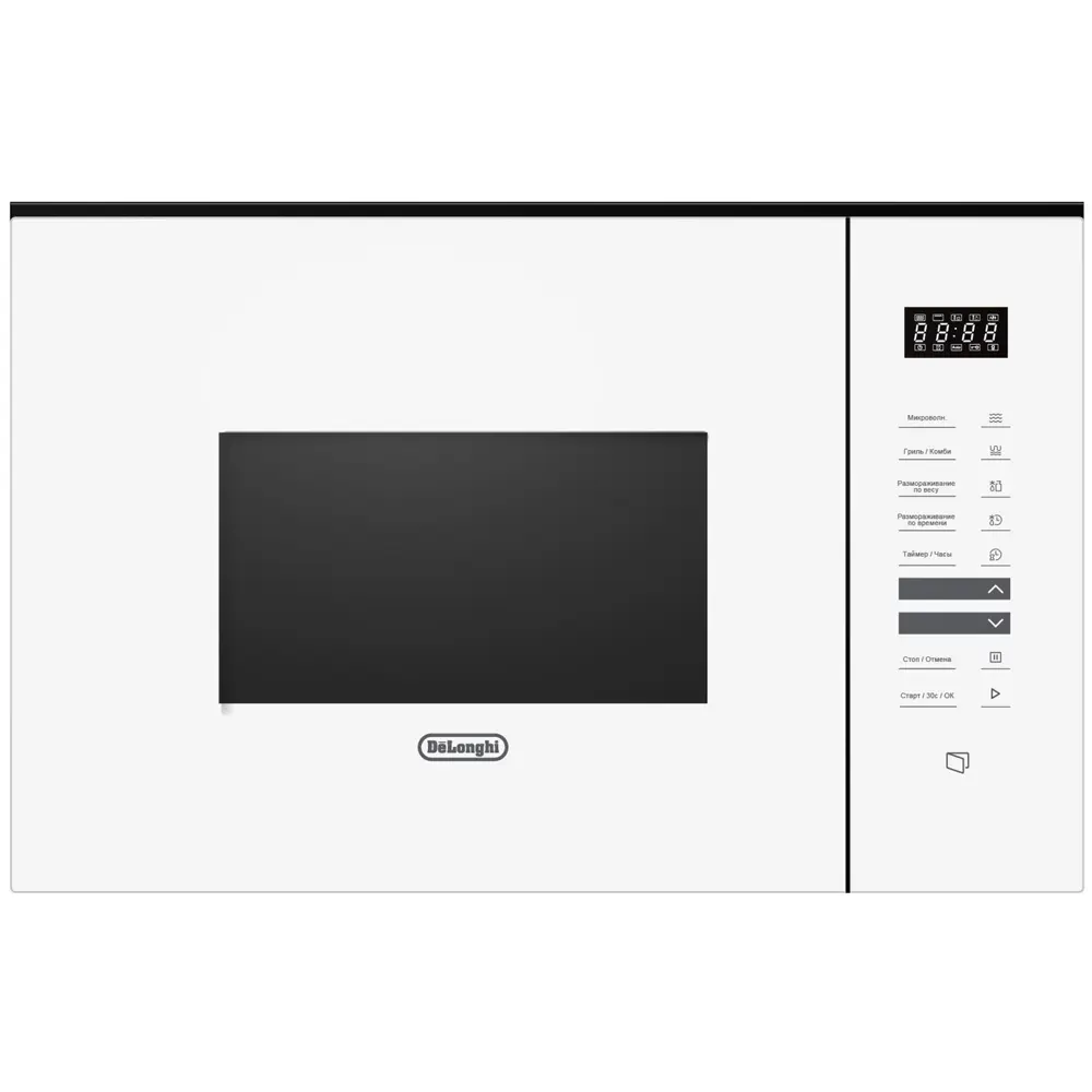 Фото Встраиваемая микроволновая печь Delonghi DMO 25BB ROMA 25 л 59.5x38.8x40 см цвет белый Фото Встраиваемая микроволновая печь Delonghi DMO 25BB ROMA 25 л 59.5x38.8x40 см цвет белый