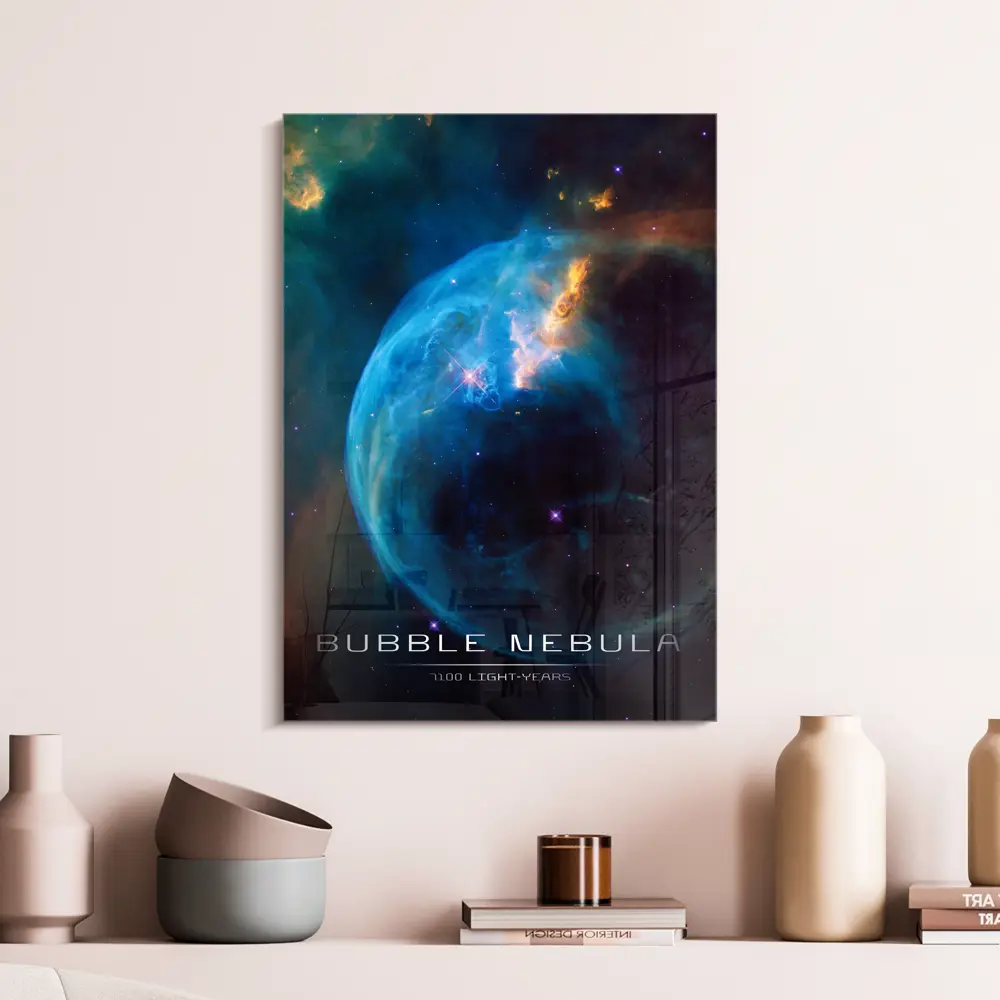 Фото Картина на стекле Postermarket Туманность Пузырь 50x70 см Фото Картина на стекле Postermarket Туманность Пузырь 50x70 см