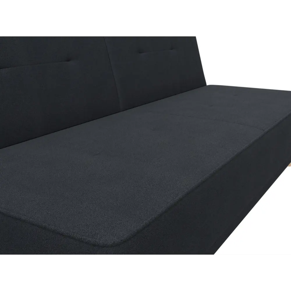 Фото 3 Диван раскладной Лига диванов Диван-книжка Портленд 193x90x85 см замша цвет joly 16 темно-серый