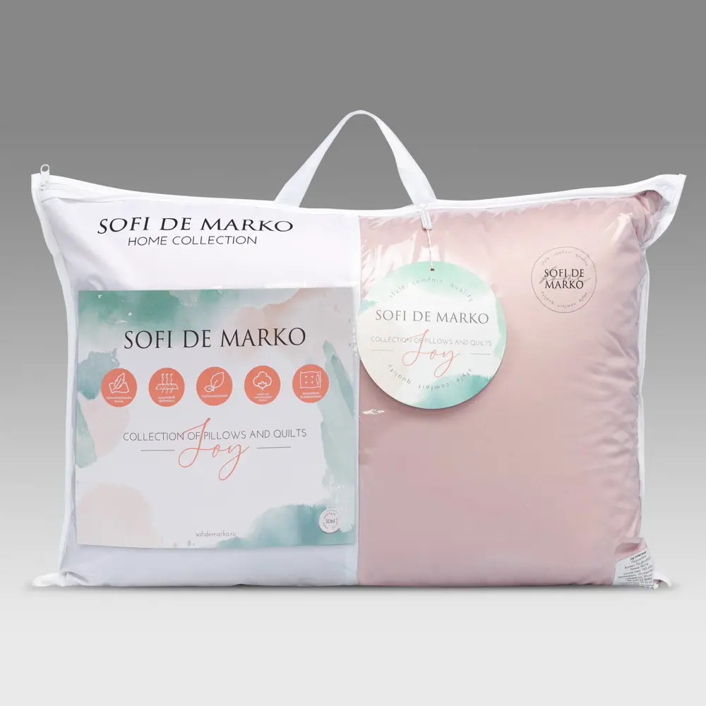 Фото 4 Подушка Sofi de marko Joy Под-Дж-пр 50x70 см пух Фото 4 Подушка Sofi de marko Joy Под-Дж-пр 50x70 см пух