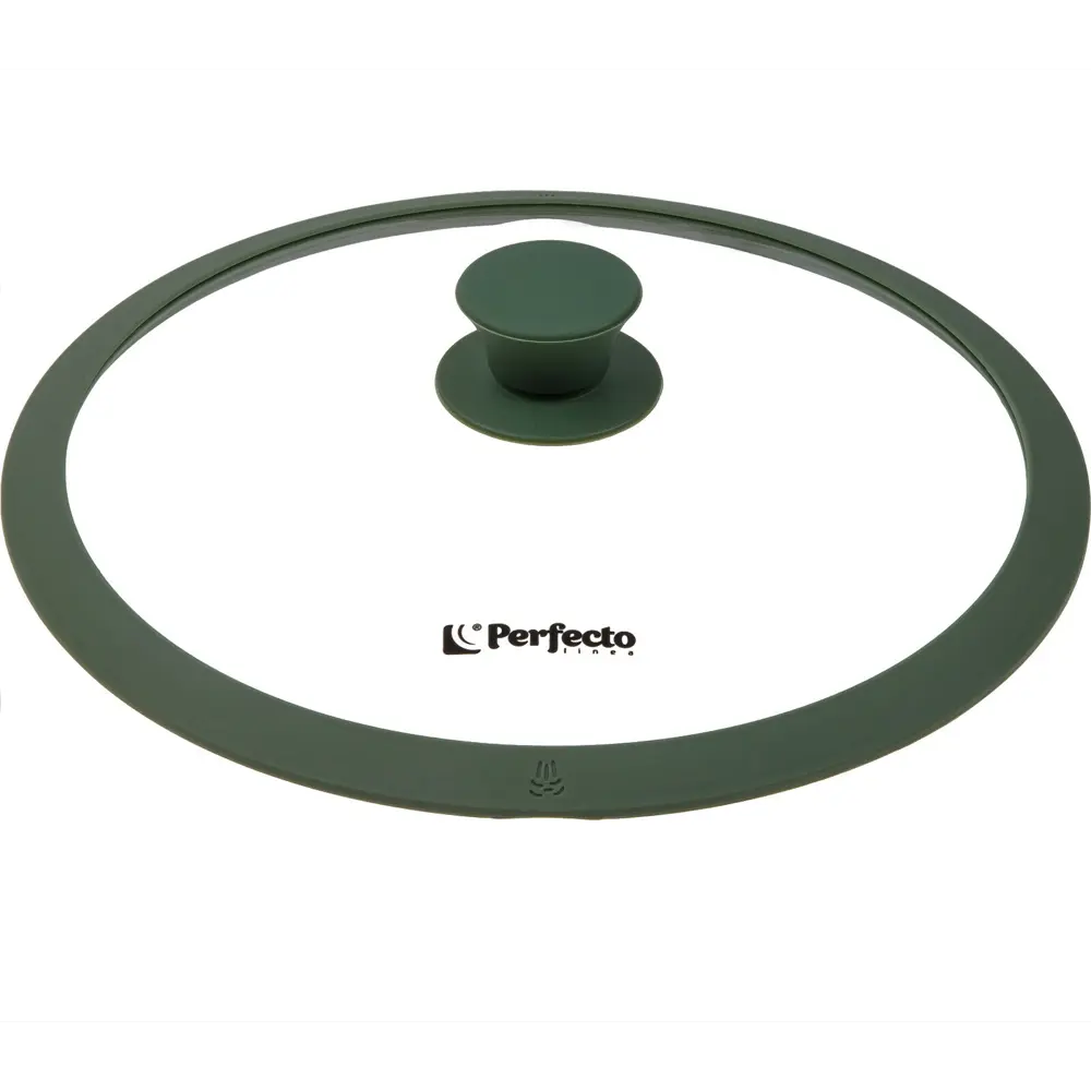 Фото Крышка стеклянная для сковороды 24 см PERFECTO LINEA Natural Green (25-024322) Фото Крышка стеклянная для сковороды 24 см PERFECTO LINEA Natural Green (25-024322)