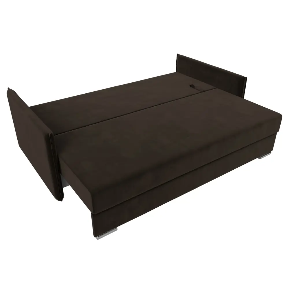 Фото 8 Диван прямой Сайгон Лига диванов 115113 203x90x105 см микровельвет цвет коричневый