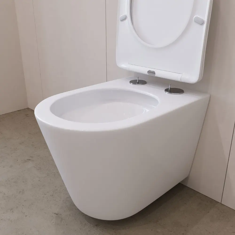 Фото 12 Инсталляция AM.PM I012709.0101 PrimeFit с клавишей слива PrimeFit L глянцевый белый и унитаз Long 52x36.5 Vortex Soft-Close матовый белый конус Фото 12 Инсталляция AM.PM I012709.0101 PrimeFit с клавишей слива PrimeFit L глянцевый белый и унитаз Long 52x36.5 Vortex Soft-Close матовый белый конус