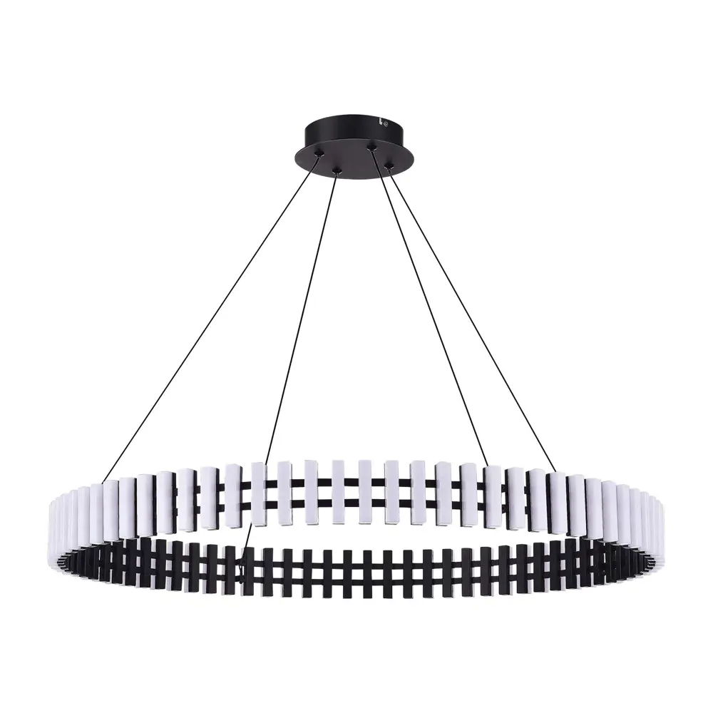 Фото 2 Люстра подвесная светодиодная ST LUCE SL6203.403.50 ESTENSE 17 м² теплый белый свет цвет черный Фото 2 Люстра подвесная светодиодная ST LUCE SL6203.403.50 ESTENSE 17 м² теплый белый свет цвет черный