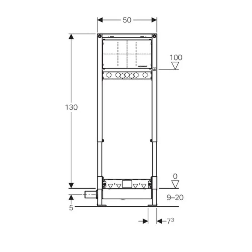 Фото 2 Инсталляция Geberit Duofix 111.580.00.1 для душевых систем Фото 2 Инсталляция Geberit Duofix 111.580.00.1 для душевых систем