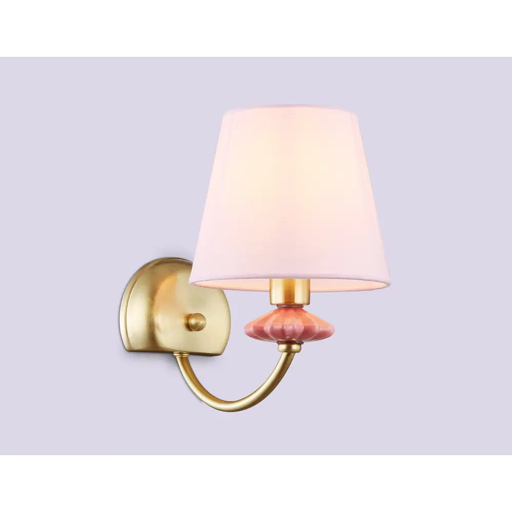 Фото 3 Настенный светильник Ambrella light High light Lh75027 цвет золото/розовый Фото 3 Настенный светильник Ambrella light High light Lh75027 цвет золото/розовый