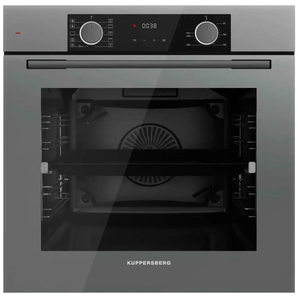 Фото Встраиваемый духовой шкаф Kuppersberg Hf 610 Gr 59.50x59.50x56.70 см цвет серый Фото Встраиваемый духовой шкаф Kuppersberg Hf 610 Gr 59.50x59.50x56.70 см цвет серый
