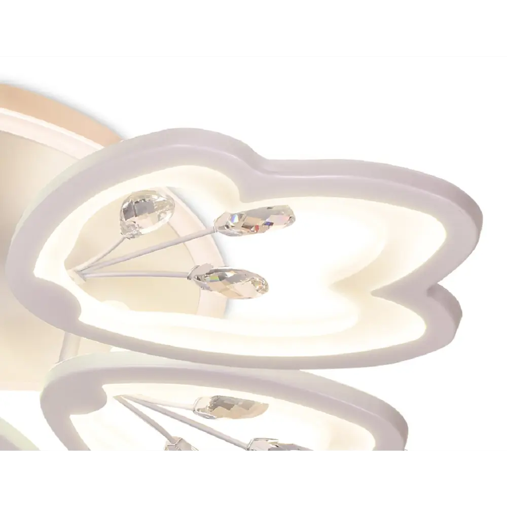 Фото 4 Люстра потолочная светодиодная Ambrella Light AMBR_FA510 Acrylica с пультом управления 18 м² нейтральный белый свет цвет белый Фото 4 Люстра потолочная светодиодная Ambrella Light AMBR_FA510 Acrylica с пультом управления 18 м² нейтральный белый свет цвет белый