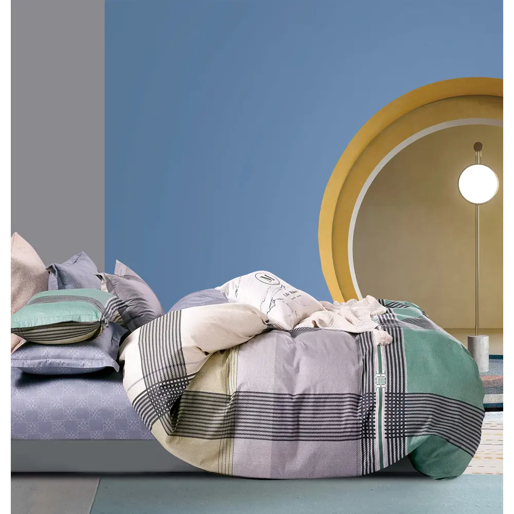 Фото Комплект постельного белья Tango Twill евро сатин наволочки 50x70 - 2 шт цвет бежевый/светло-серый/сиреневый TPIG3-1830 Фото Комплект постельного белья Tango Twill евро сатин наволочки 50x70 - 2 шт цвет бежевый/светло-серый/сиреневый TPIG3-1830