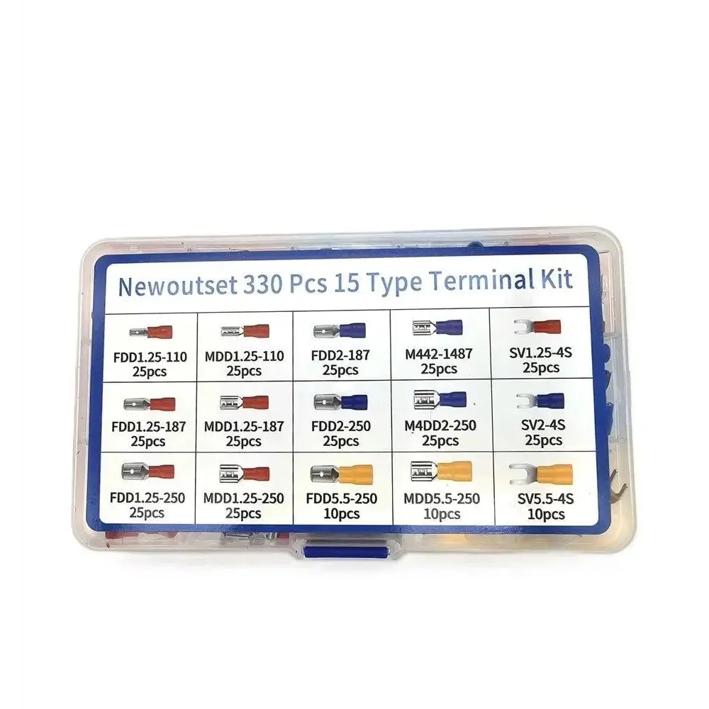 Фото Набор обжимных клемм Vitatools NHVI-330 330 шт. Фото Набор обжимных клемм Vitatools NHVI-330 330 шт.