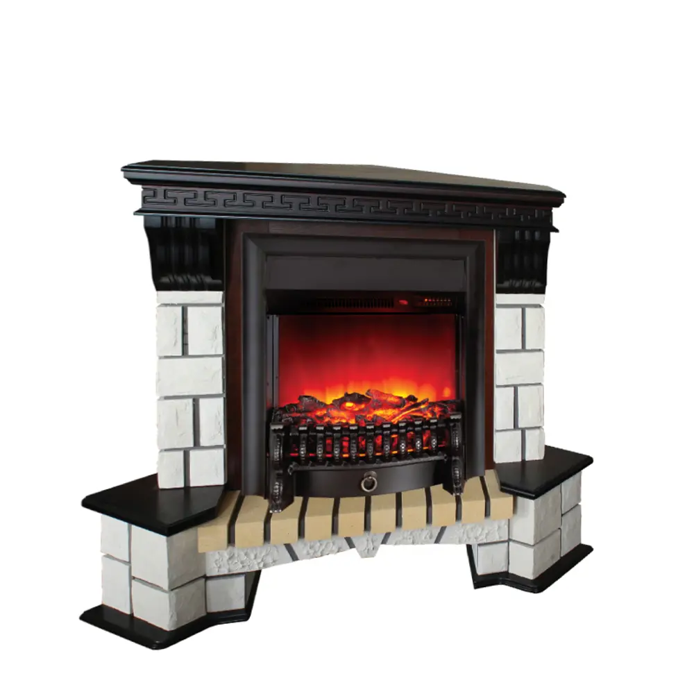Фото 2 Каминокомплект Realflame Stone Corner с очагом Fobos Lux BL 1600Вт дуб Фото 2 Каминокомплект Realflame Stone Corner с очагом Fobos Lux BL 1600Вт дуб