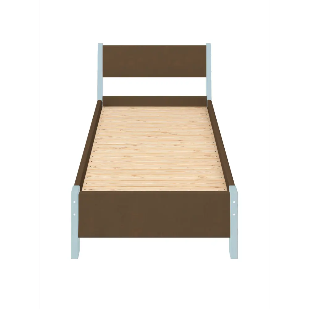 Фото 3 Кровать Solarius Мишка сплошное основание mkr-obiv-rs9-gol100-190-full 110 x 80 x 200 см дерево цвет коричневый/голубой Фото 3 Кровать Solarius Мишка сплошное основание mkr-obiv-rs9-gol100-190-full 110 x 80 x 200 см дерево цвет коричневый/голубой