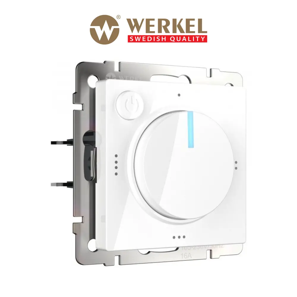 Фото Терморегулятор электромеханический Werkel W1151101, цвет белый Фото Терморегулятор электромеханический Werkel W1151101, цвет белый