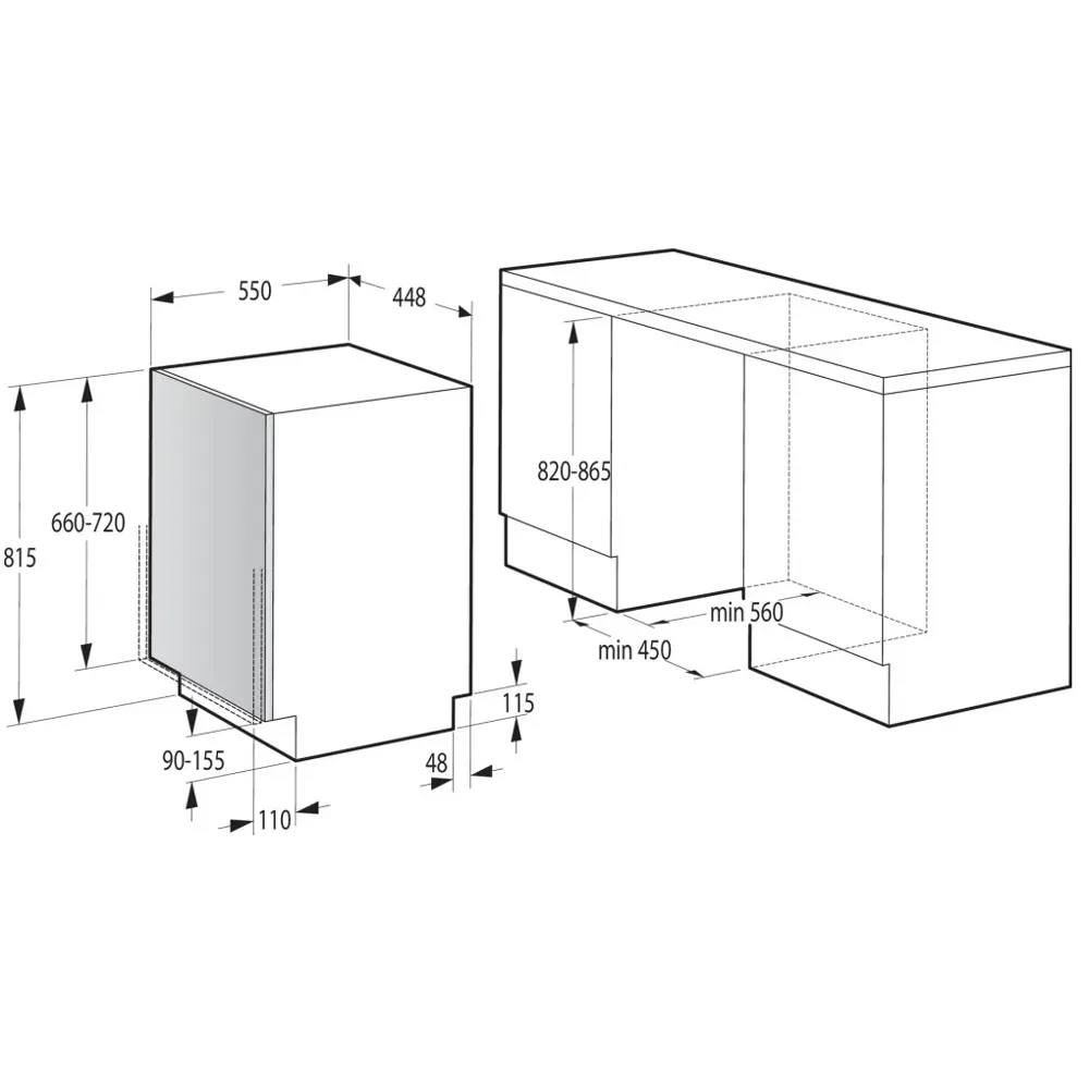 Фото 7 Встраиваемая посудомоечная машина Gorenje GV520E10S 44.7 см 5 программ цвет серый, черный Фото 7 Встраиваемая посудомоечная машина Gorenje GV520E10S 44.7 см 5 программ цвет серый, черный