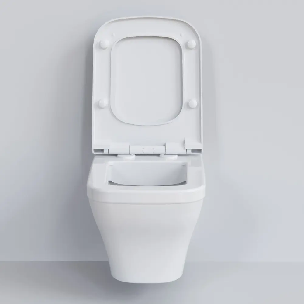 Фото 3 Унитаз подвесной Ambassador Benefit 203T20001R-202T20001S безободковый с сиденьем микролифт Фото 3 Унитаз подвесной Ambassador Benefit 203T20001R-202T20001S безободковый с сиденьем микролифт