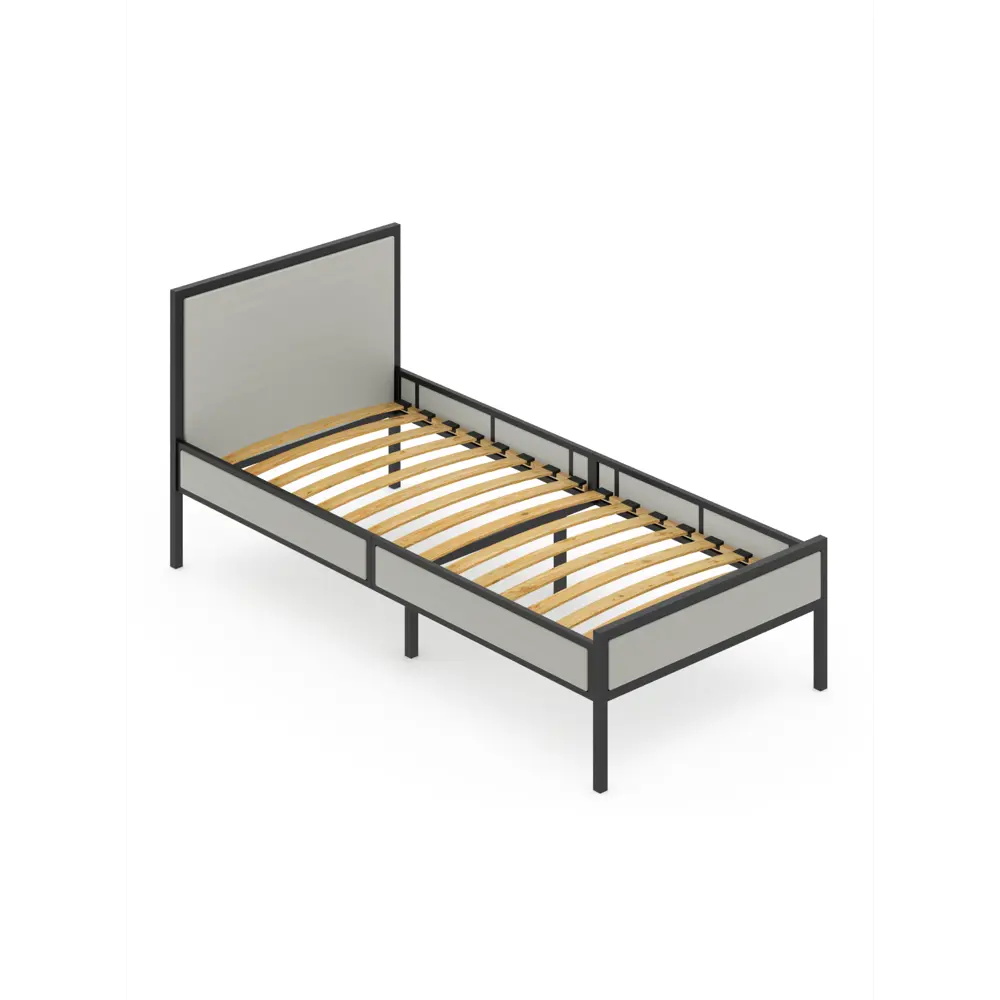 Фото Кровать Solarius kr90loft-plat-black-orto 95 x 90 x 206 см сосна цвет платиновый, черный Фото Кровать Solarius kr90loft-plat-black-orto 95 x 90 x 206 см сосна цвет платиновый, черный