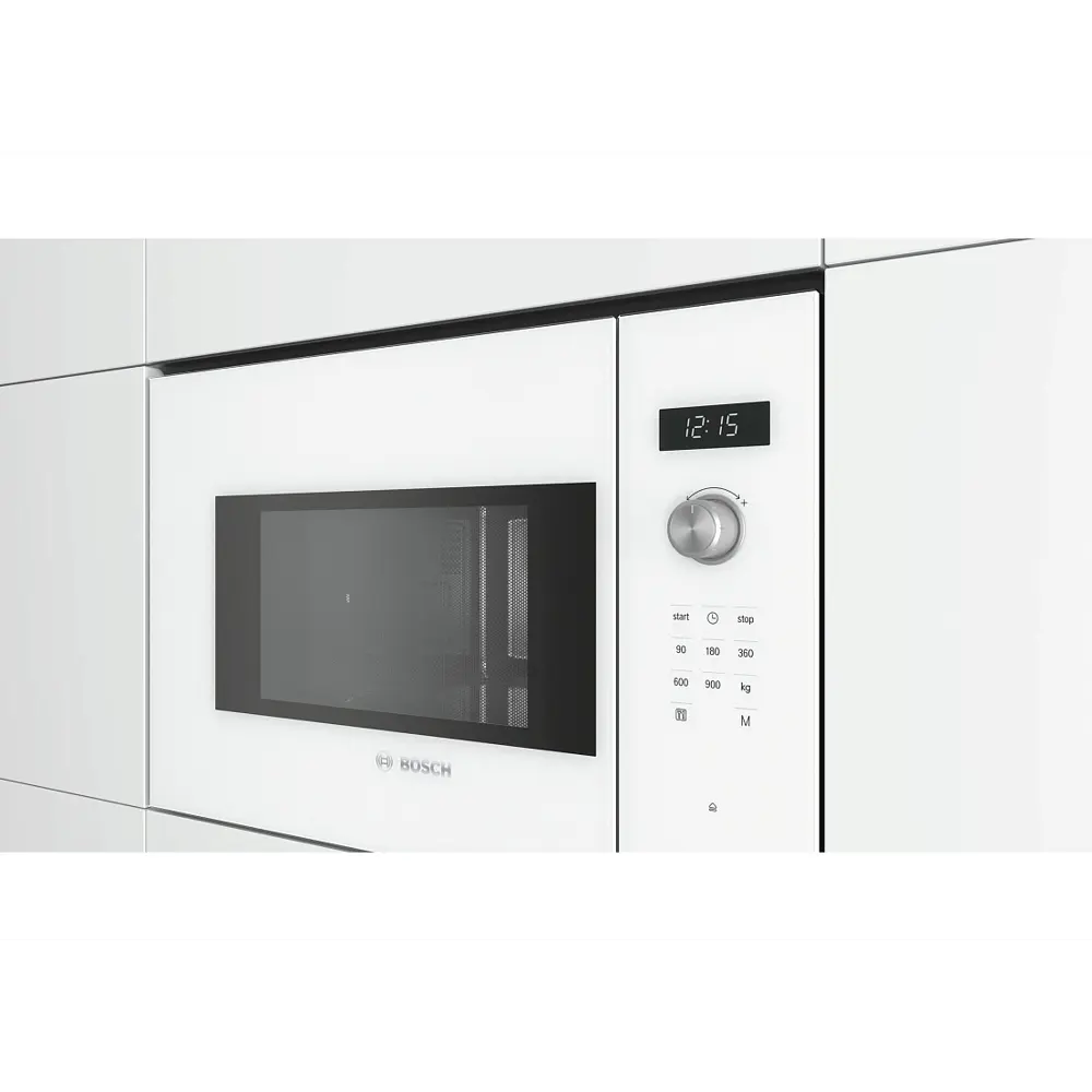 Фото 3 Встраиваемая микроволновая печь Bosch Serie|6 BFL554MW0 25 л 59.4x38.2x38.8 см цвет белый Фото 3 Встраиваемая микроволновая печь Bosch Serie|6 BFL554MW0 25 л 59.4x38.2x38.8 см цвет белый
