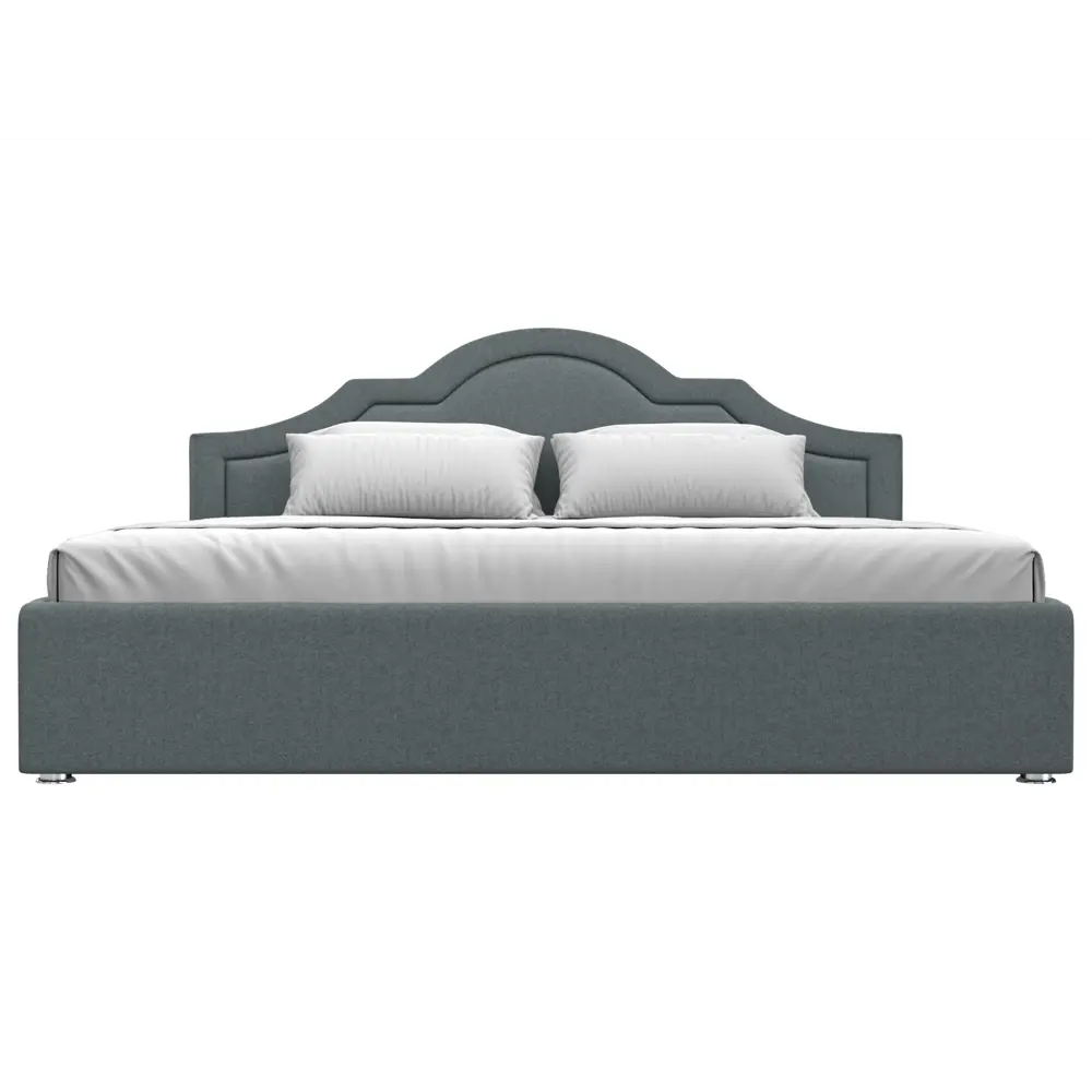 Фото 2 Кровать Афина 200 Лига диванов 123051 215x110x211 см рогожка цвет амур 07 серый Фото 2 Кровать Афина 200 Лига диванов 123051 215x110x211 см рогожка цвет амур 07 серый