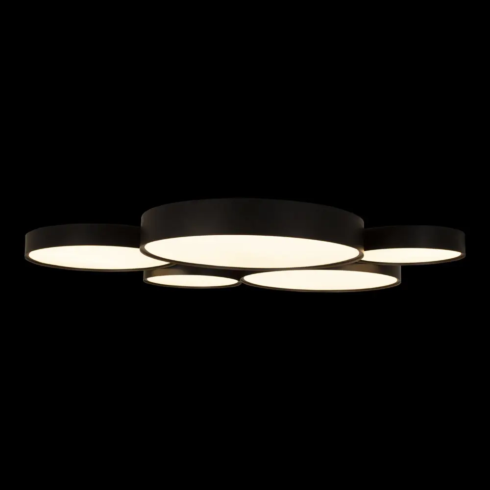 Фото 2 Люстра потолочная светодиодная Loft It Drum Lf_10218_black 21.67 м² холодный белый (голубой) свет цвет черный Фото 2 Люстра потолочная светодиодная Loft It Drum Lf_10218_black 21.67 м² холодный белый (голубой) свет цвет черный