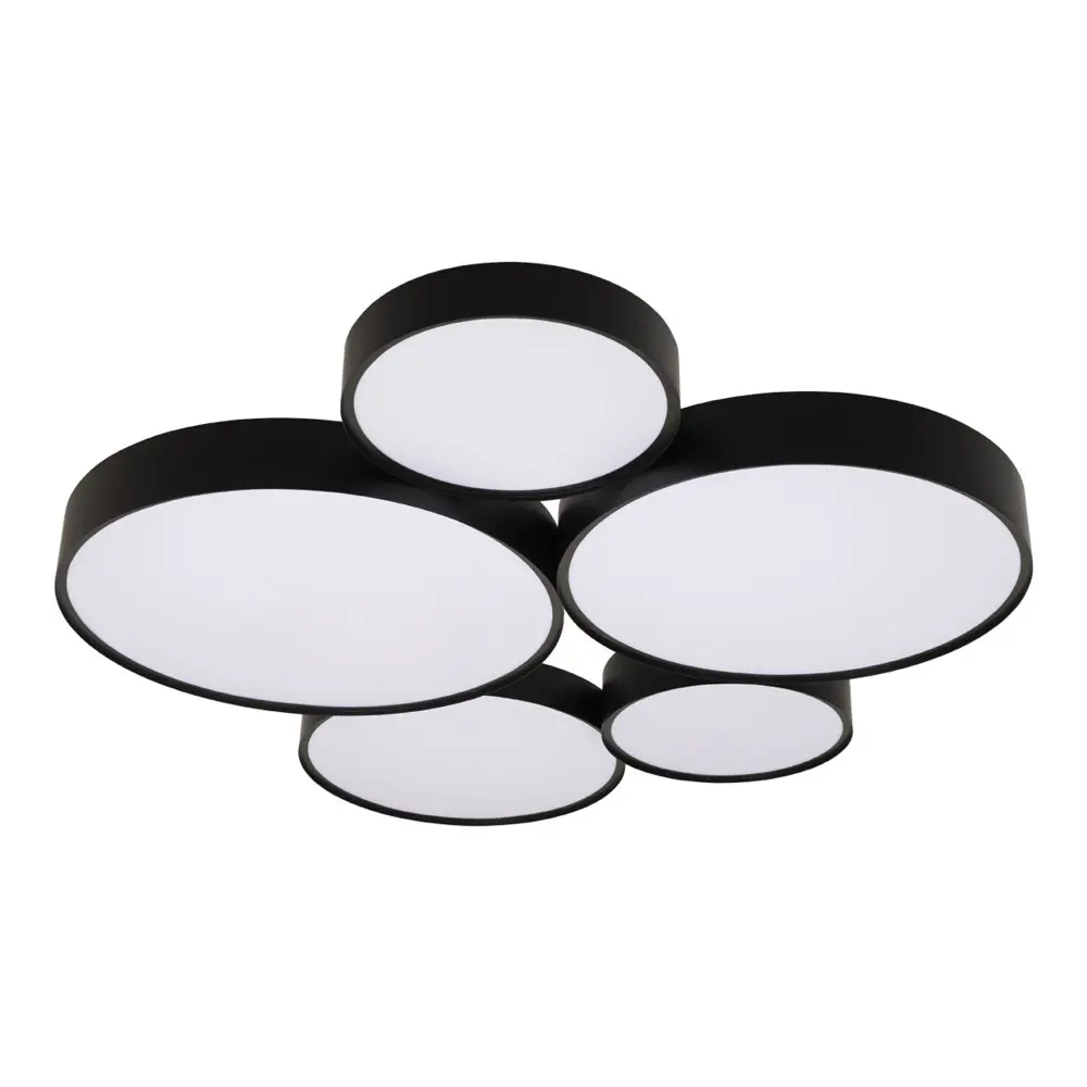 Фото 3 Люстра потолочная светодиодная Loft It Drum Lf_10218_black 21.67 м² холодный белый (голубой) свет цвет черный Фото 3 Люстра потолочная светодиодная Loft It Drum Lf_10218_black 21.67 м² холодный белый (голубой) свет цвет черный