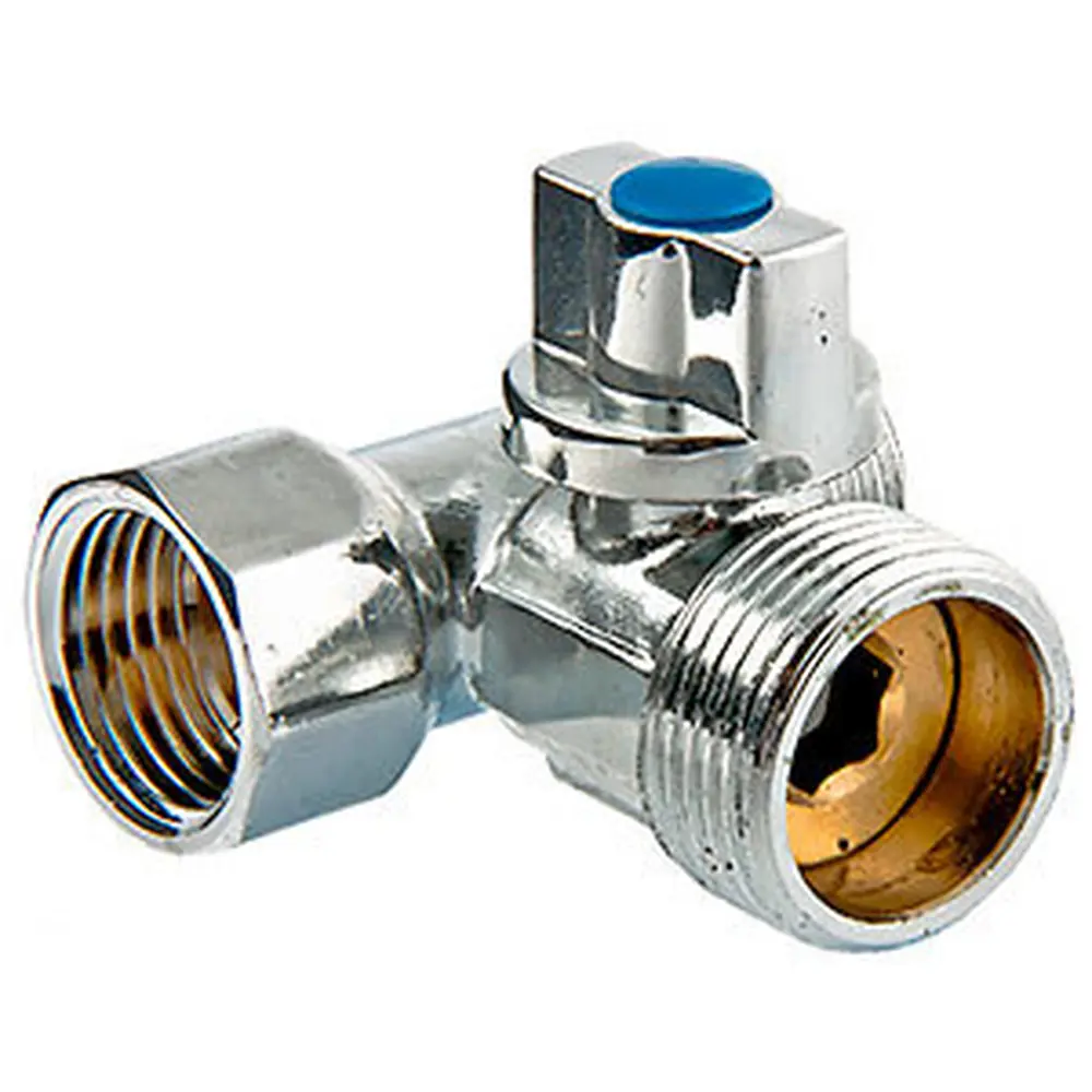 Фото Кран шаровой угловой Valtec 512771 PN8 1/2"x3/4" ВР-НР латунь ручка бабочка Фото Кран шаровой угловой Valtec 512771 PN8 1/2"x3/4" ВР-НР латунь ручка бабочка