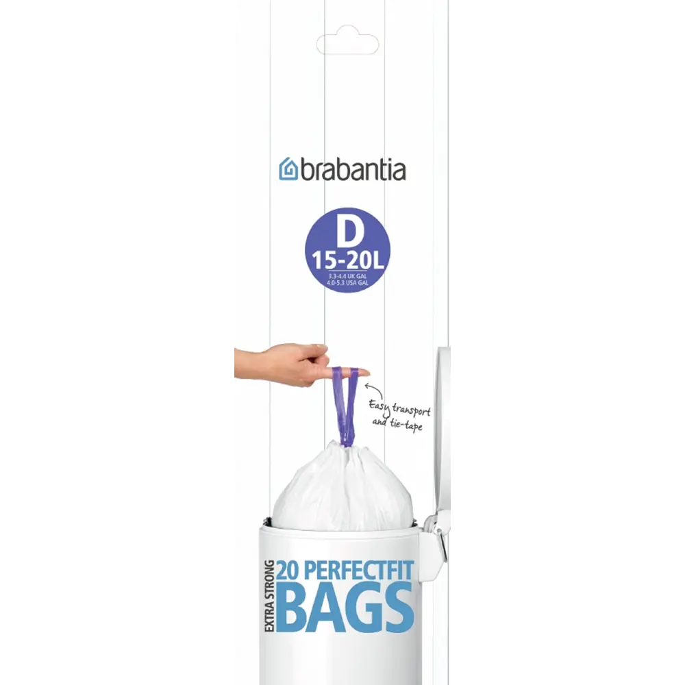 Фото 3 Мешки для мусора PerfectFit размер D 15-20 л 20 шт