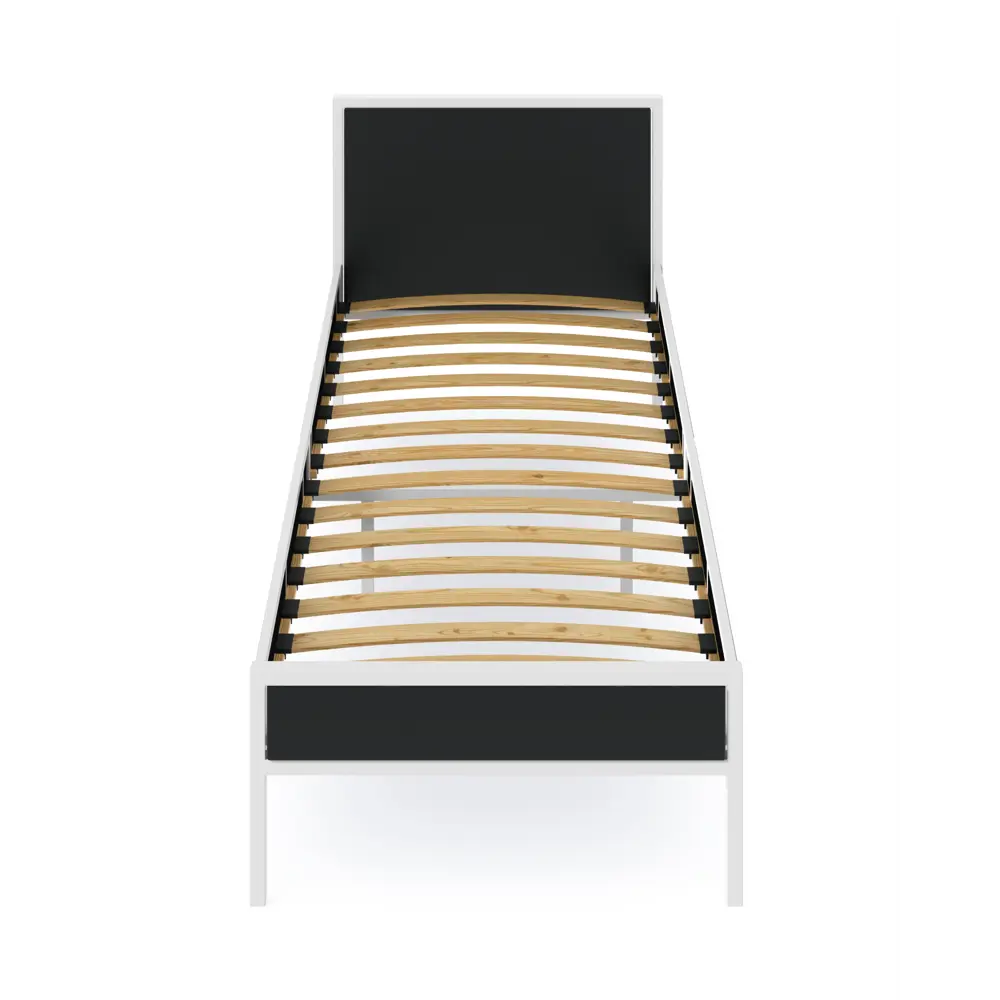 Фото 2 Кровать Solarius kr80loft-ser-white-orto 85 x 90 x 206 см сосна цвет антрацит, белый Фото 2 Кровать Solarius kr80loft-ser-white-orto 85 x 90 x 206 см сосна цвет антрацит, белый