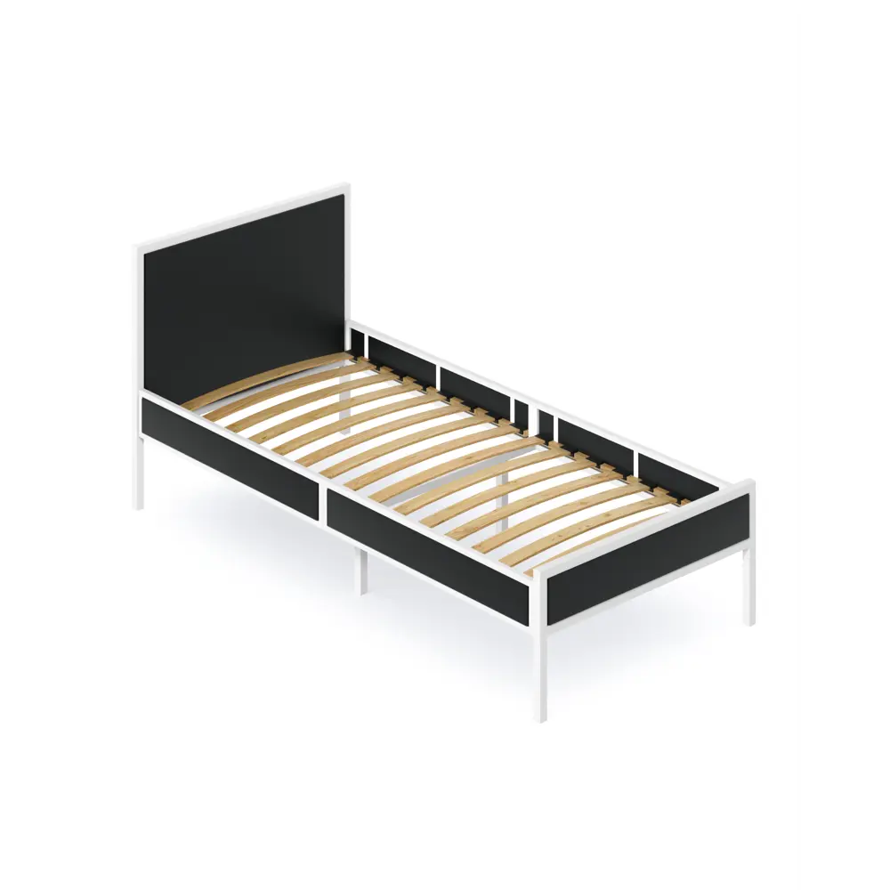 Фото Кровать Solarius kr80loft-ser-white-orto 85 x 90 x 206 см сосна цвет антрацит, белый Фото Кровать Solarius kr80loft-ser-white-orto 85 x 90 x 206 см сосна цвет антрацит, белый