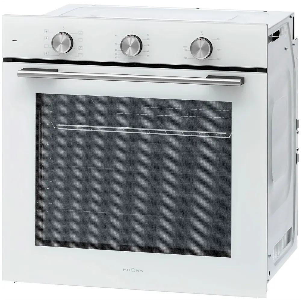 Фото Встраиваемый духовой шкаф Krona Birne 60 Wh 59.50x59.50x56.70 см цвет белый Фото Встраиваемый духовой шкаф Krona Birne 60 Wh 59.50x59.50x56.70 см цвет белый