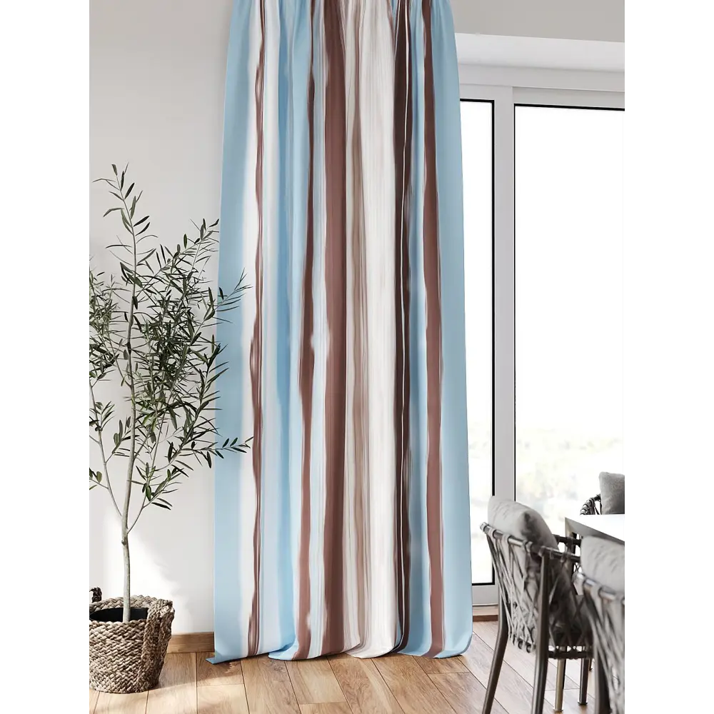 Фото Штора блэкаут на шторной ленте Comfy Way Флонтос - 06 CW594006-260, 260x150 см, цвет синий Фото Штора блэкаут на шторной ленте Comfy Way Флонтос - 06 CW594006-260, 260x150 см, цвет синий