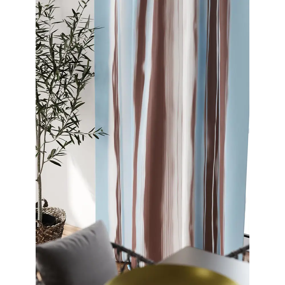 Фото 5 Штора блэкаут на шторной ленте Comfy Way Флонтос - 06 CW594006-260, 260x150 см, цвет синий Фото 5 Штора блэкаут на шторной ленте Comfy Way Флонтос - 06 CW594006-260, 260x150 см, цвет синий