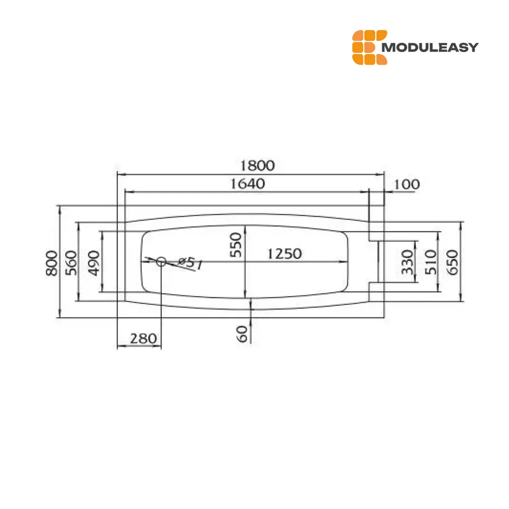 Фото 11 Прямоугольная ванна Moduleasy ABBY 01аб1880 акрил 180x80см Фото 11 Прямоугольная ванна Moduleasy ABBY 01аб1880 акрил 180x80см