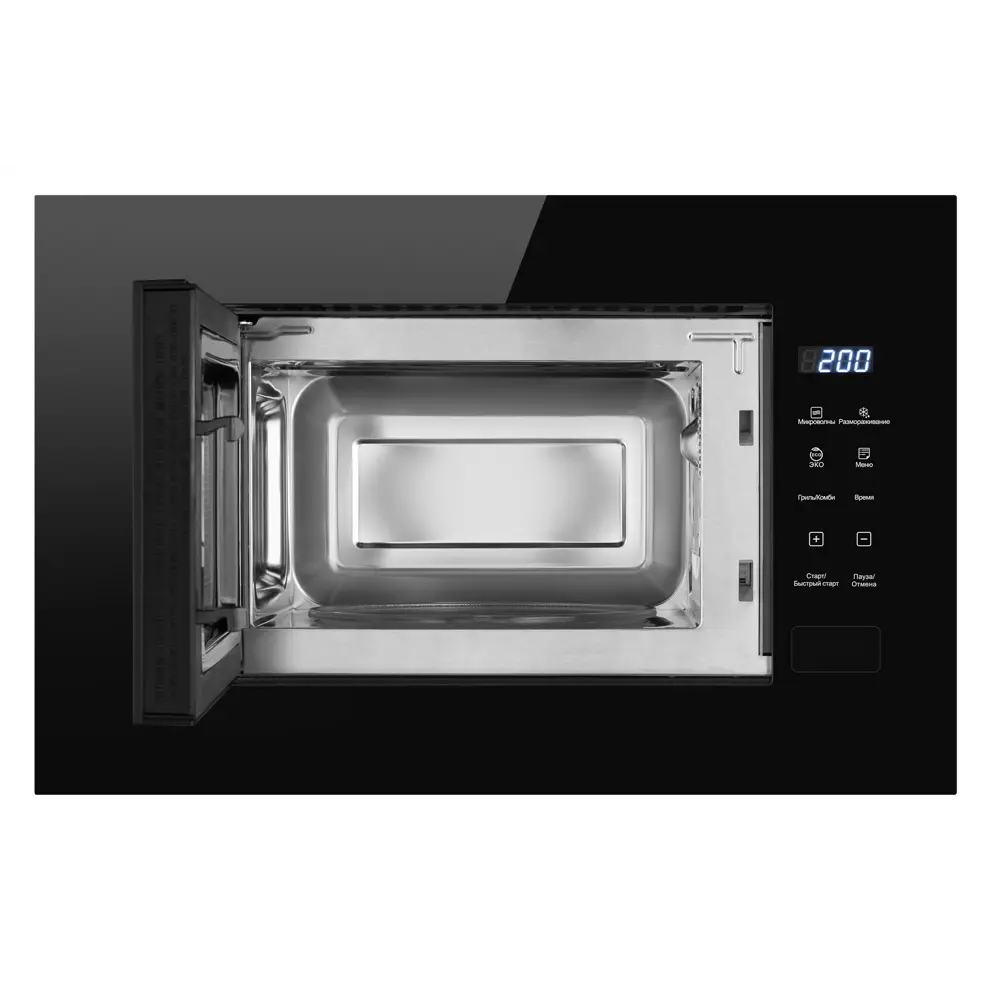 Фото 2 Встраиваемая микроволновая печь Weissgauff HMT-206 Compact Grill 20 л 59.5x38.2x31.6 см цвет черный Фото 2 Встраиваемая микроволновая печь Weissgauff HMT-206 Compact Grill 20 л 59.5x38.2x31.6 см цвет черный