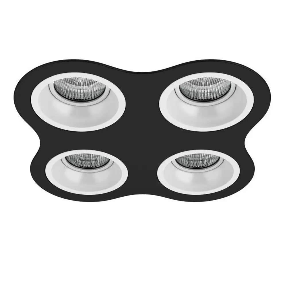 Фото Светильник точечный встраиваемый Lightstar Domino D64706060606 под отверстие 90 мм GU5.3 цвет черный Фото Светильник точечный встраиваемый Lightstar Domino D64706060606 под отверстие 90 мм GU5.3 цвет черный