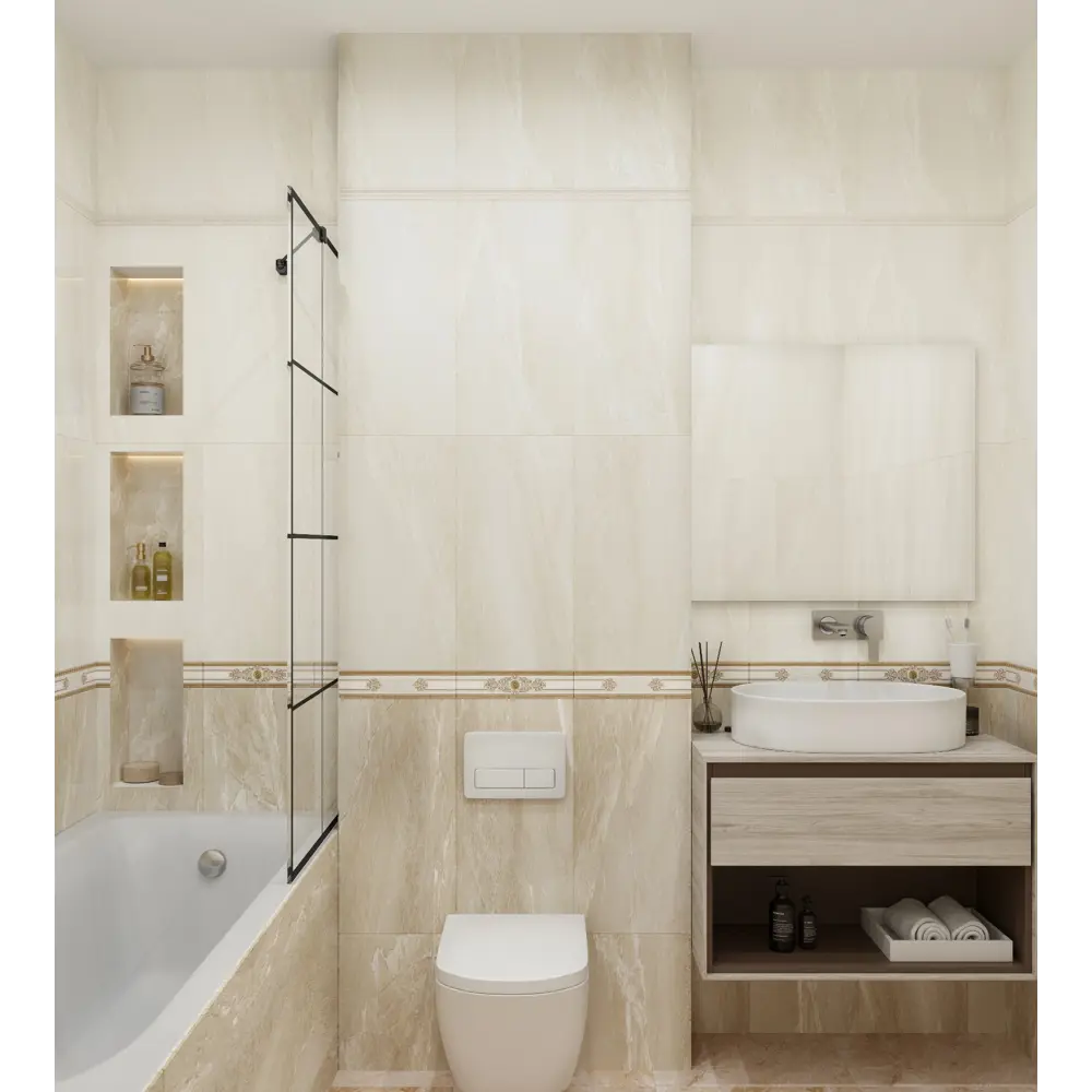 Фото 5 Керамическая плитка Eurotile Istambul 4627162807153 40x40см цвет бежевый Фото 5 Керамическая плитка Eurotile Istambul 4627162807153 40x40см цвет бежевый