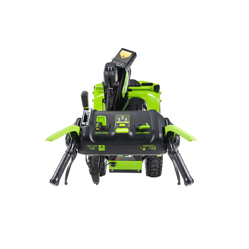 Фото 4 Снегоуборщик аккумуляторный бесщёточный Greenworks GD82ST56 61 см 82 В 3x8 Ач АКБ и ЗУ в комплекте Фото 4 Снегоуборщик аккумуляторный бесщёточный Greenworks GD82ST56 61 см 82 В 3x8 Ач АКБ и ЗУ в комплекте