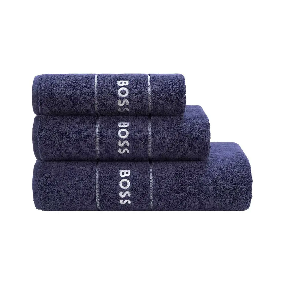 Фото Полотенце Boss Plain для душа 70x140 см цвет синий Фото Полотенце Boss Plain для душа 70x140 см цвет синий