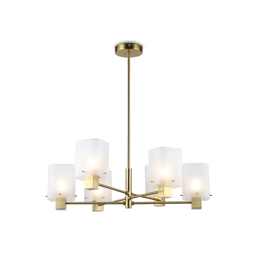 Фото Люстра на штанге Ambrella light High light Lh57031 6 ламп 23 м² цвет латунь, дымчатый Фото Люстра на штанге Ambrella light High light Lh57031 6 ламп 23 м² цвет латунь, дымчатый