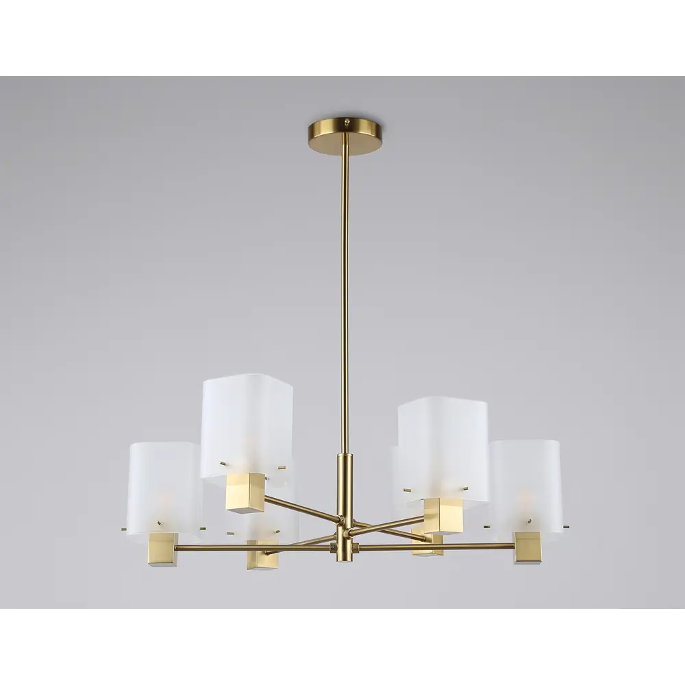 Фото 4 Люстра на штанге Ambrella light High light Lh57031 6 ламп 23 м² цвет латунь, дымчатый Фото 4 Люстра на штанге Ambrella light High light Lh57031 6 ламп 23 м² цвет латунь, дымчатый