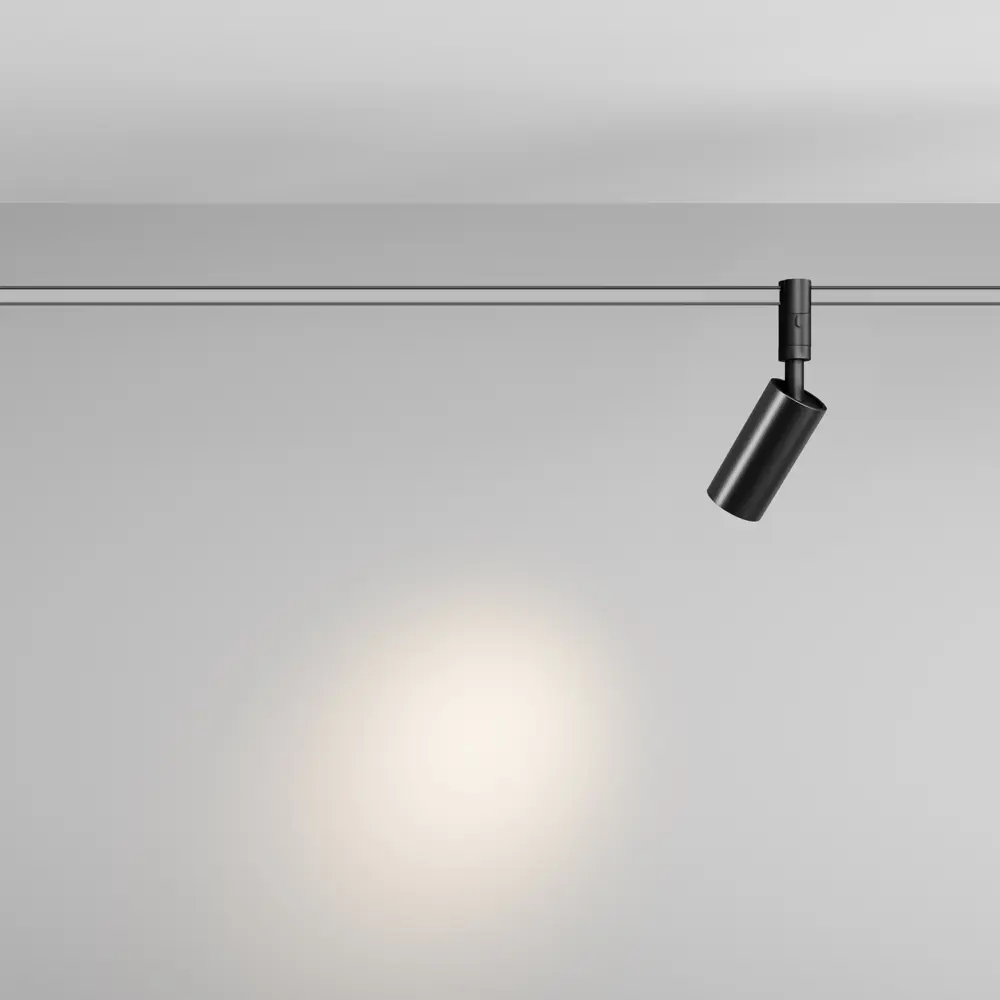 Фото 4 Трековый светильник спот светодиодный Maytoni Tr201-1-10w3k-m-b 10 Вт однофазный теплый белый (желтый) свет цвет черный Фото 4 Трековый светильник спот светодиодный Maytoni Tr201-1-10w3k-m-b 10 Вт однофазный теплый белый (желтый) свет цвет черный
