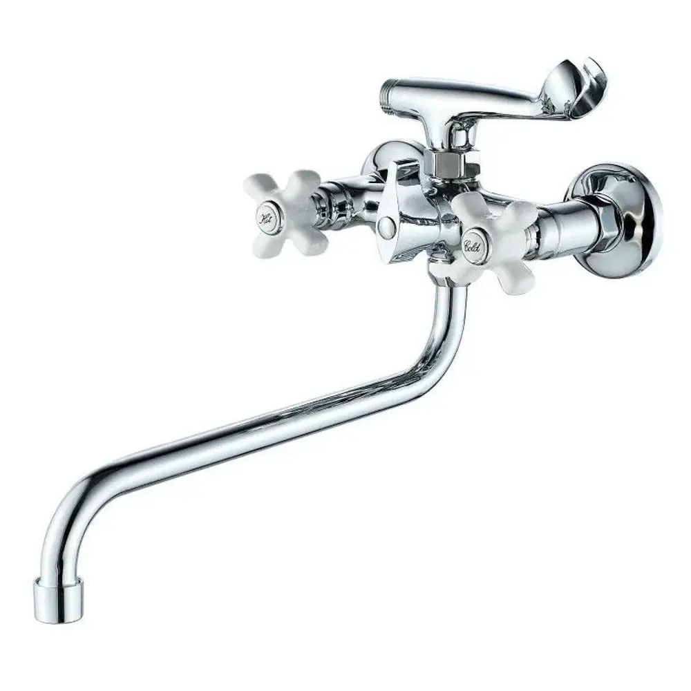 Фото Смеситель для ванны Maxonor MN2018 двухвентильный цвет хром