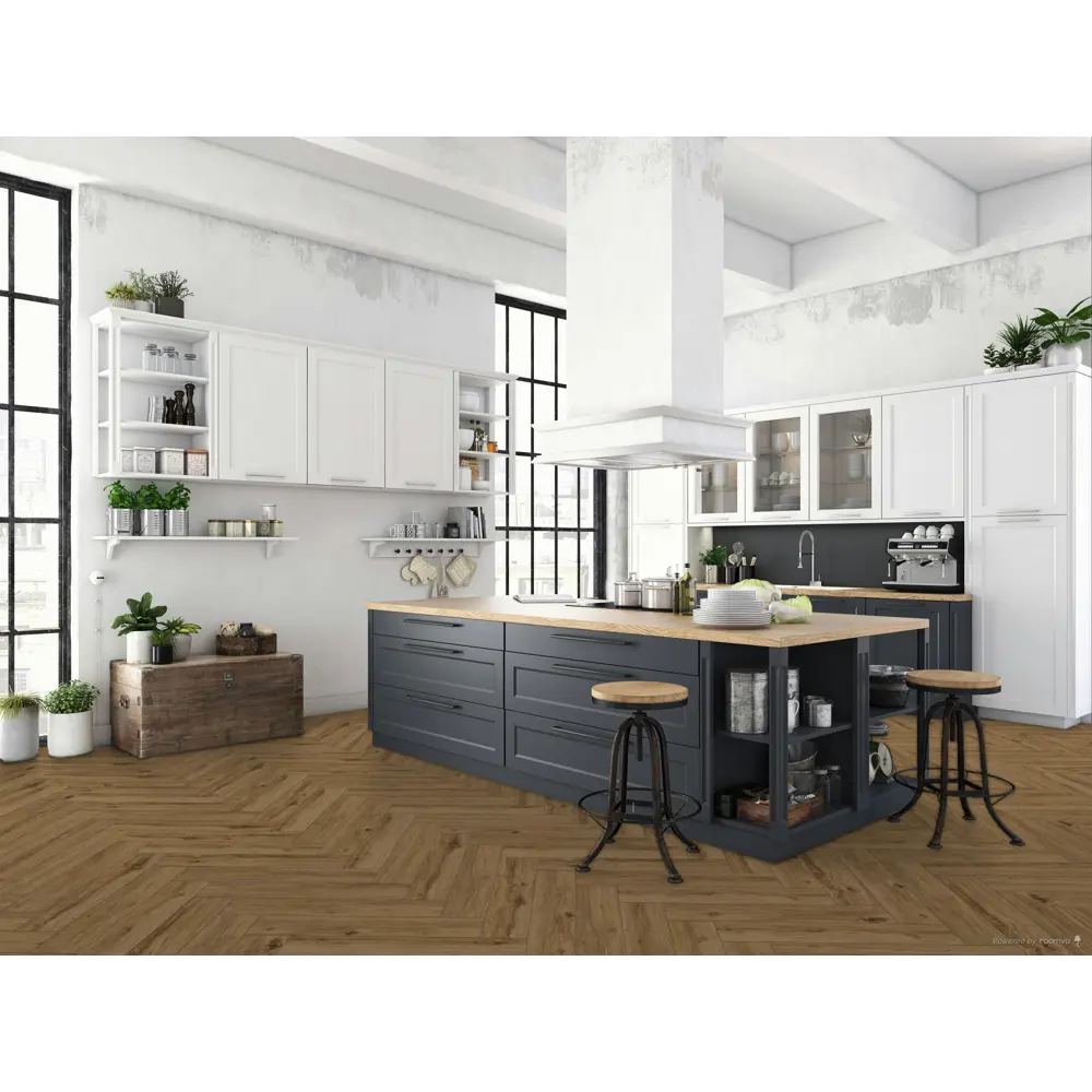 Фото 7 SPC плитка TheFloor Herringbone Jackson Oak 42 класс толщина 6 мм 1.752 м², цена за упаковку Фото 7 SPC плитка TheFloor Herringbone Jackson Oak 42 класс толщина 6 мм 1.752 м², цена за упаковку