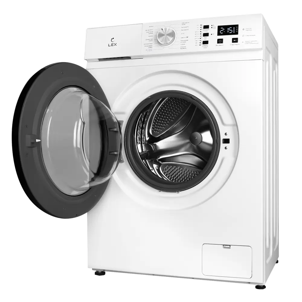 Фото 11 Отдельно стоящая стиральная машина Lex Lwm06010widsmall 59.5x85x40 см 6 кг цвет белый Фото 11 Отдельно стоящая стиральная машина Lex Lwm06010widsmall 59.5x85x40 см 6 кг цвет белый
