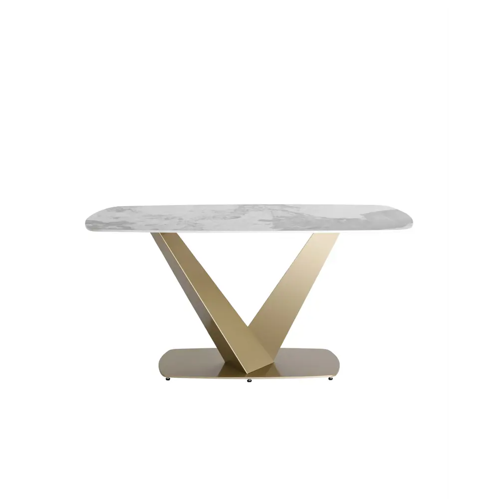 Фото 4 Кухонный стол прямоугольный Stool group Аврора керамика 160x160 см керамика цвет керамика светлая